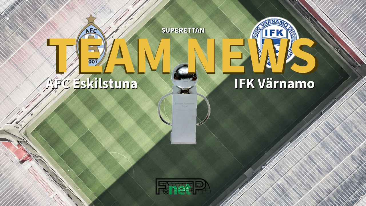 Superettan News: AFC Eskilstuna vs IFK Värnamo Confirmed Line-ups