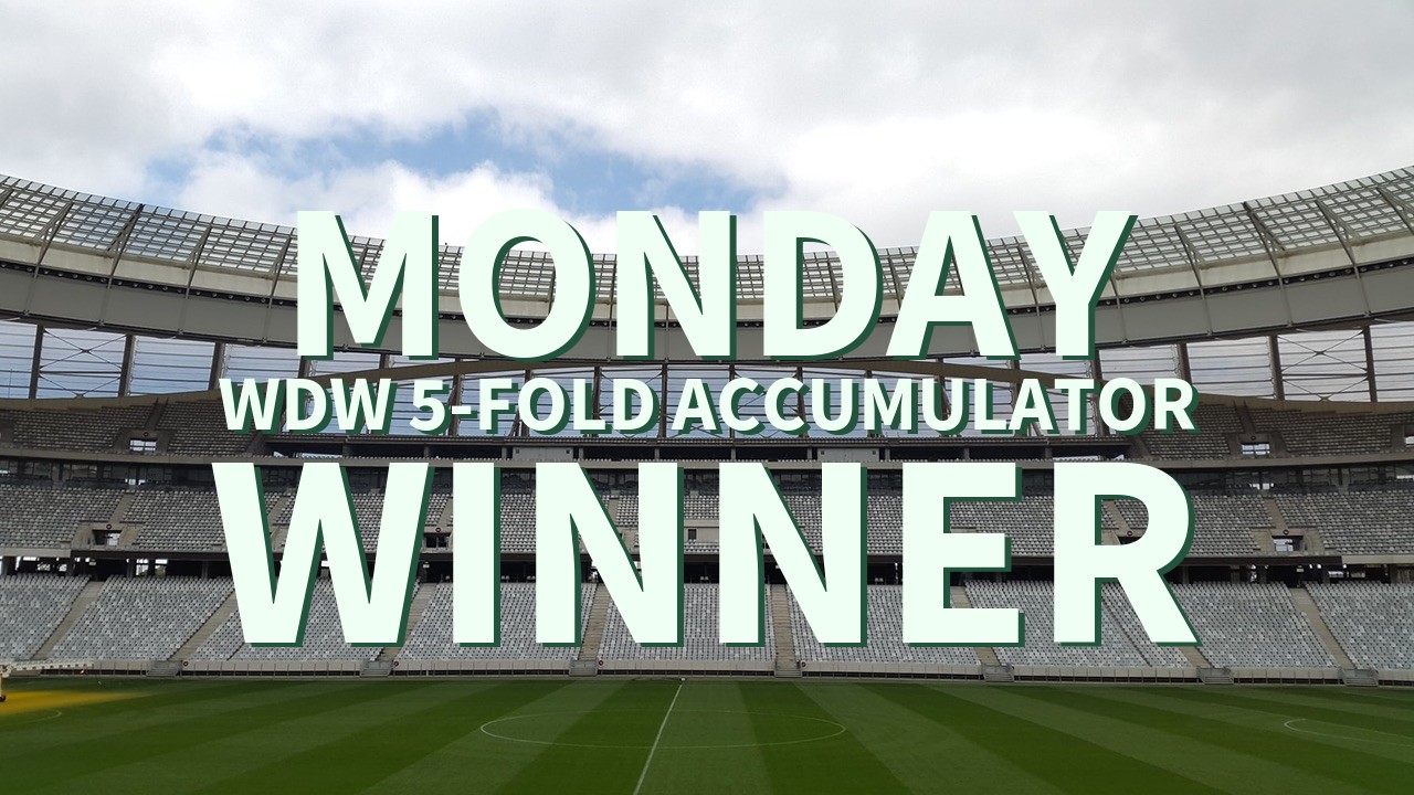 Monday 1/1 WDW 5-Fold Accumulator Success!