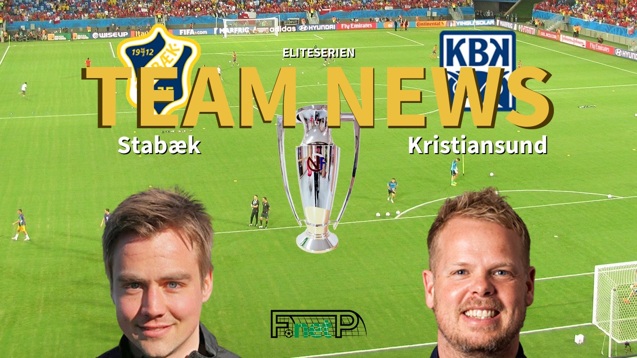 Eliteserien News: Stabæk vs Kristiansund Confirmed Line-ups