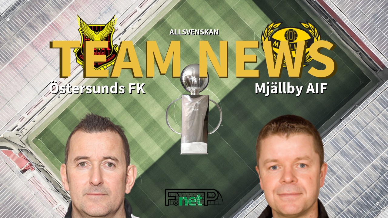 Allsvenskan News: Östersunds FK vs Mjällby AIF Confirmed Line-ups