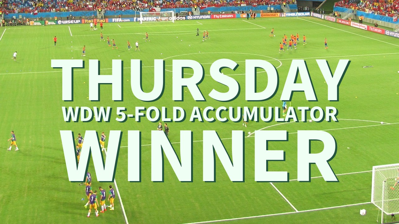 Thursday 2/1 WDW 5-Fold Accumulator Success!