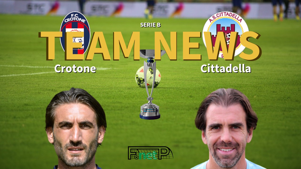 Serie B News: Crotone vs Cittadella Confirmed Line-ups