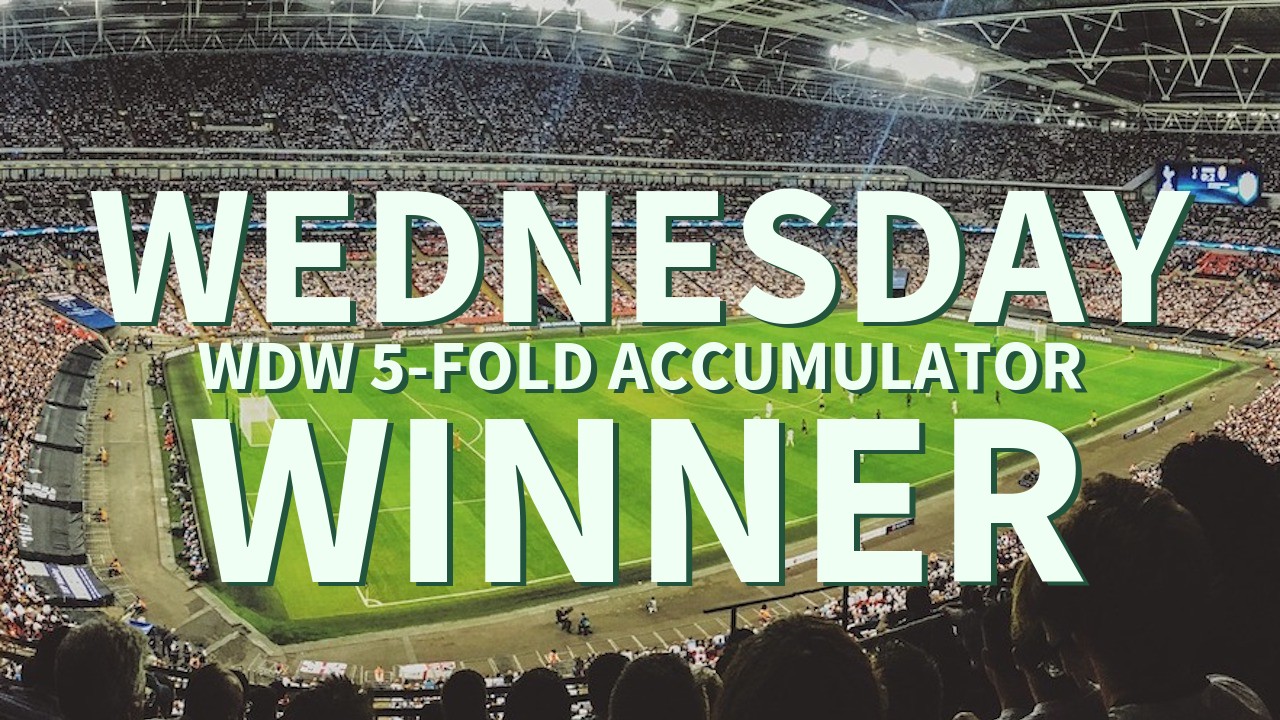 Wednesday 2/1 WDW 5-Fold Accumulator Success!