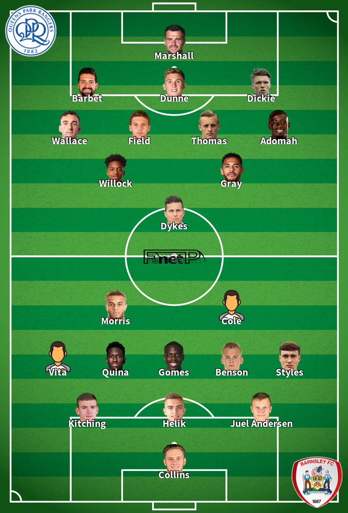 Barnsley v QPR Composition d'équipe probable 12-02-2022
