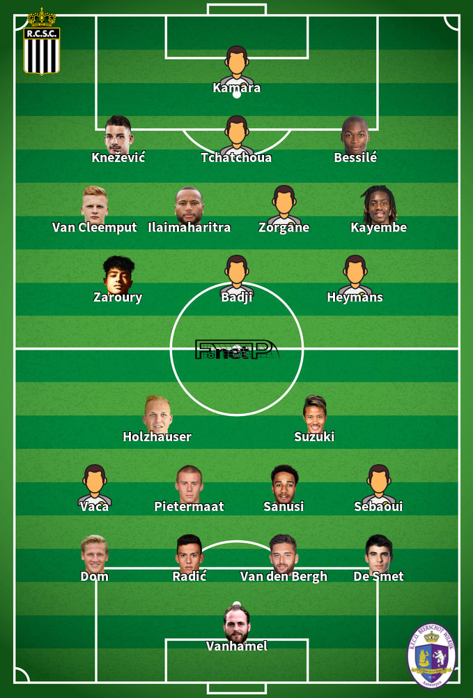 Beerschot v Charleroi Composition d'équipe probable 25-02-2022