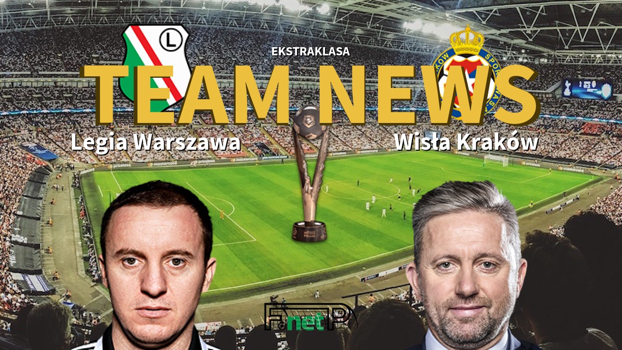 Ekstraklasa News: Legia Warsaw vs Wisła Kraków Confirmed Line-ups