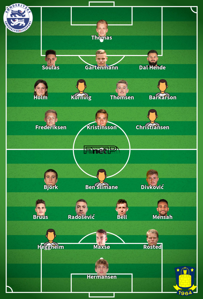 Brøndby IF v SønderjyskE Composition d'équipe probable 28-02-2022