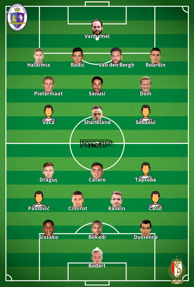 Standard Liège v Beerschot Composition d'équipe probable 02-03-2022