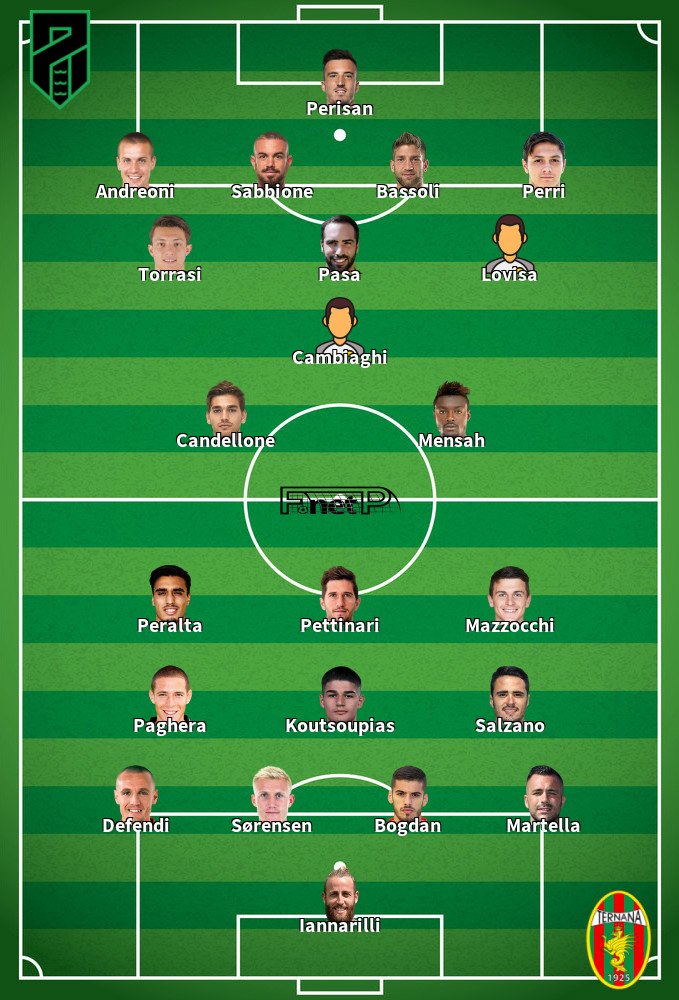 Ternana v Pordenone Composition d'équipe probable 01-03-2022