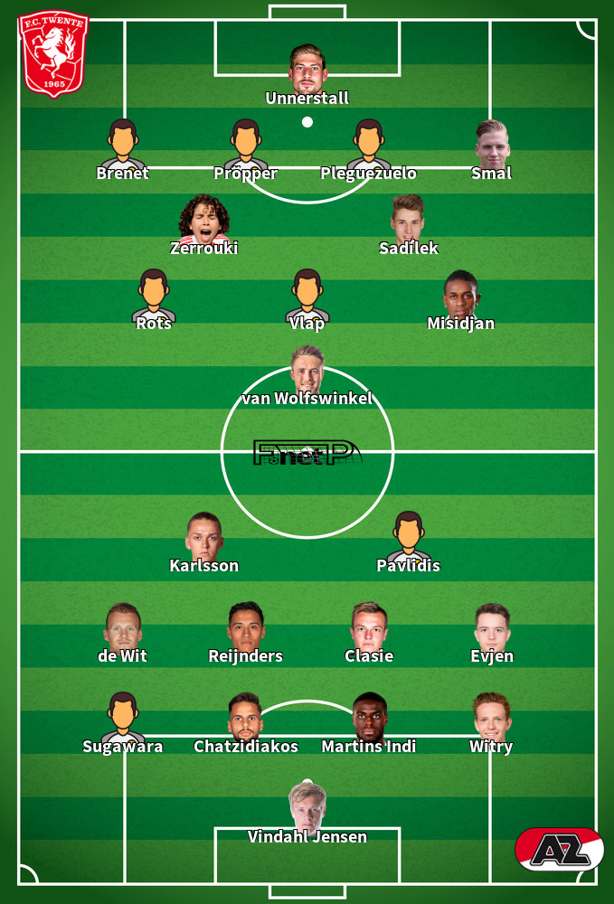 AZ v FC Twente Predicted Lineups 13-03-2022