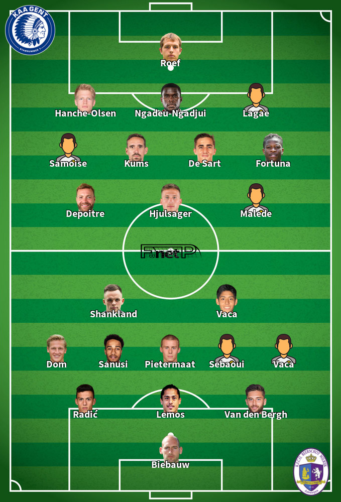 Beerschot v KAA Gent Composition d'équipe probable 13-03-2022