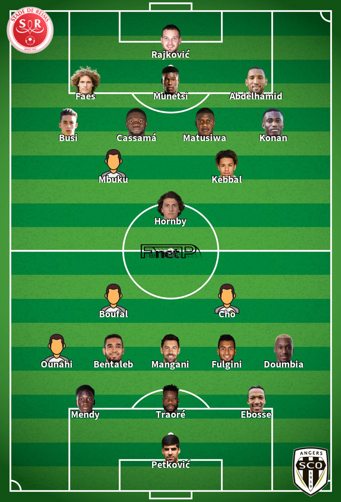 Angers SCO v Reims Predicted Lineups 13-03-2022