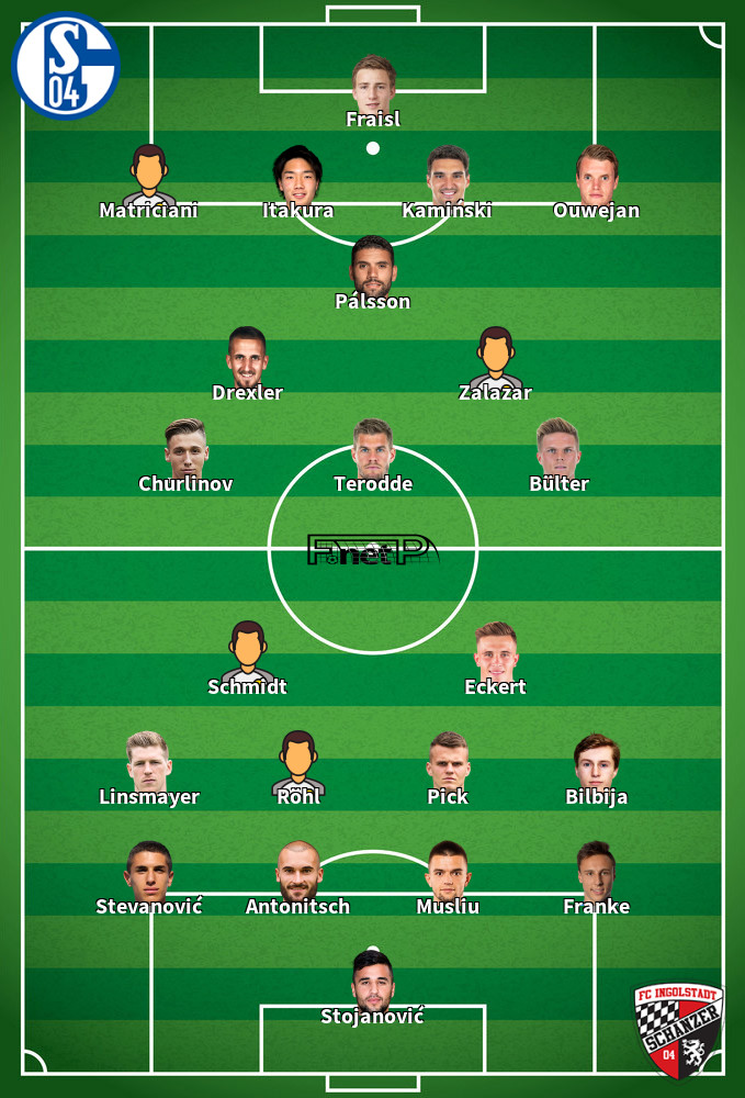 Ingolstadt v Schalke Predicted Lineups 13-03-2022