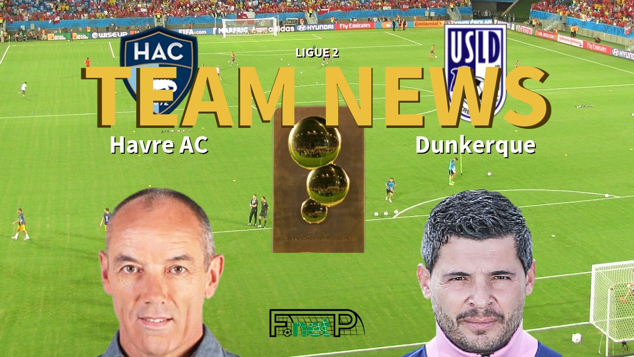 Ligue 2 News: Havre AC vs USL Dunkerque Confirmed Line-ups