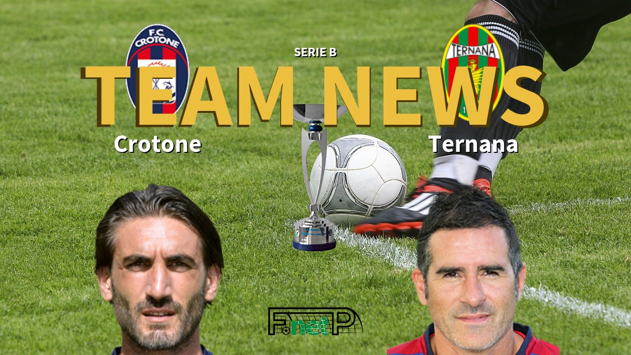 Serie B News: Crotone vs Ternana Confirmed Line-ups