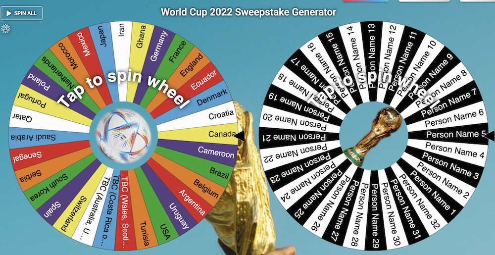 Running a Football Sweepstake? Here's a Useful Tool