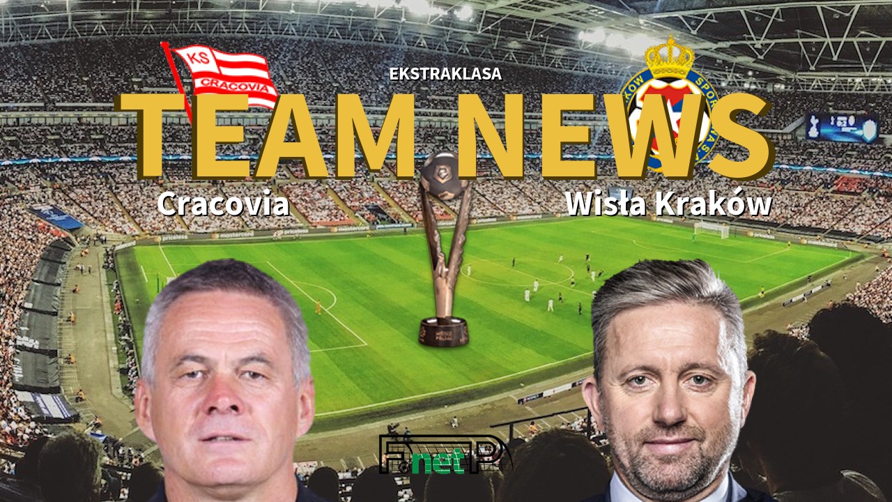 Ekstraklasa News: Cracovia vs Wisła Kraków Confirmed Line-ups