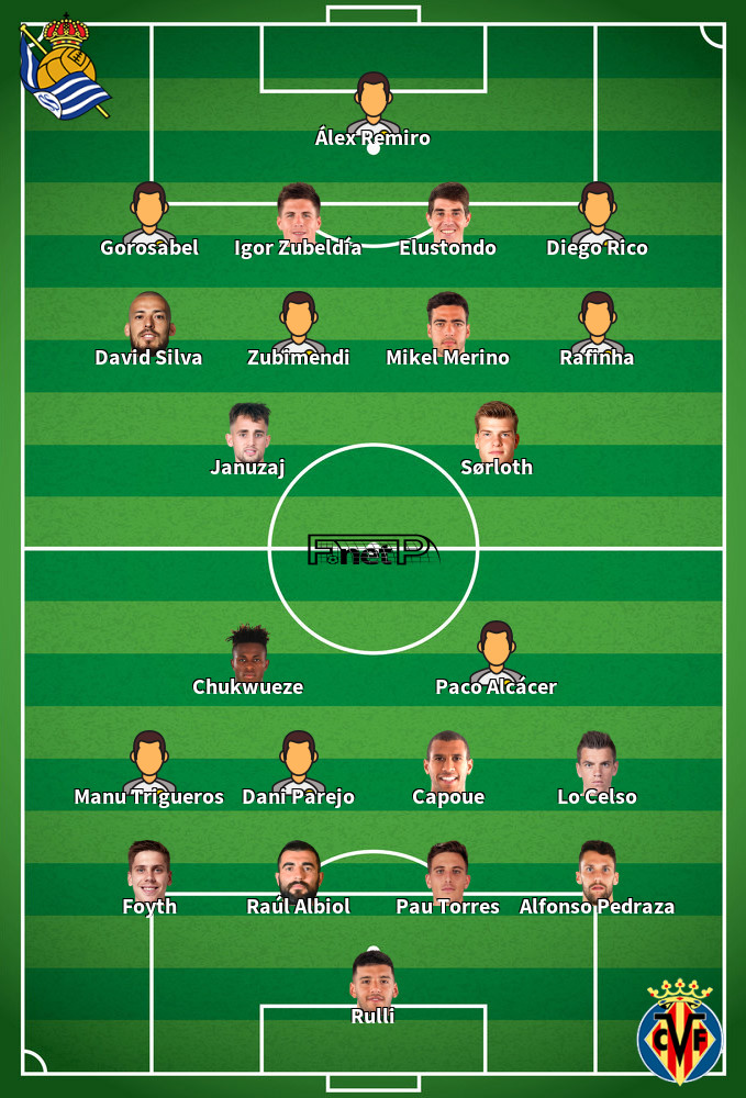 Villarreal v Real Sociedad Predicted Lineups 15-05-2022