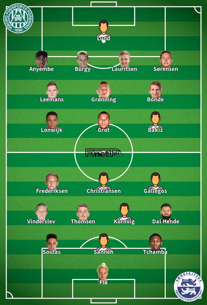 SønderjyskE v Viborg FF Composition d'équipe probable 21-05-2022