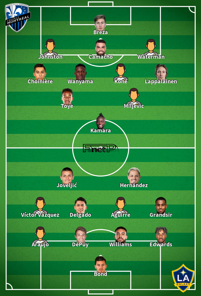 Los Angeles Galaxy v Montreal Impact Composition d'équipe probable 05-07-2022