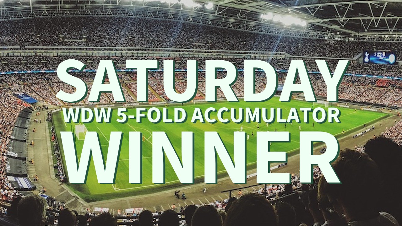 Saturday 4/1 WDW 5-Fold Accumulator Success!