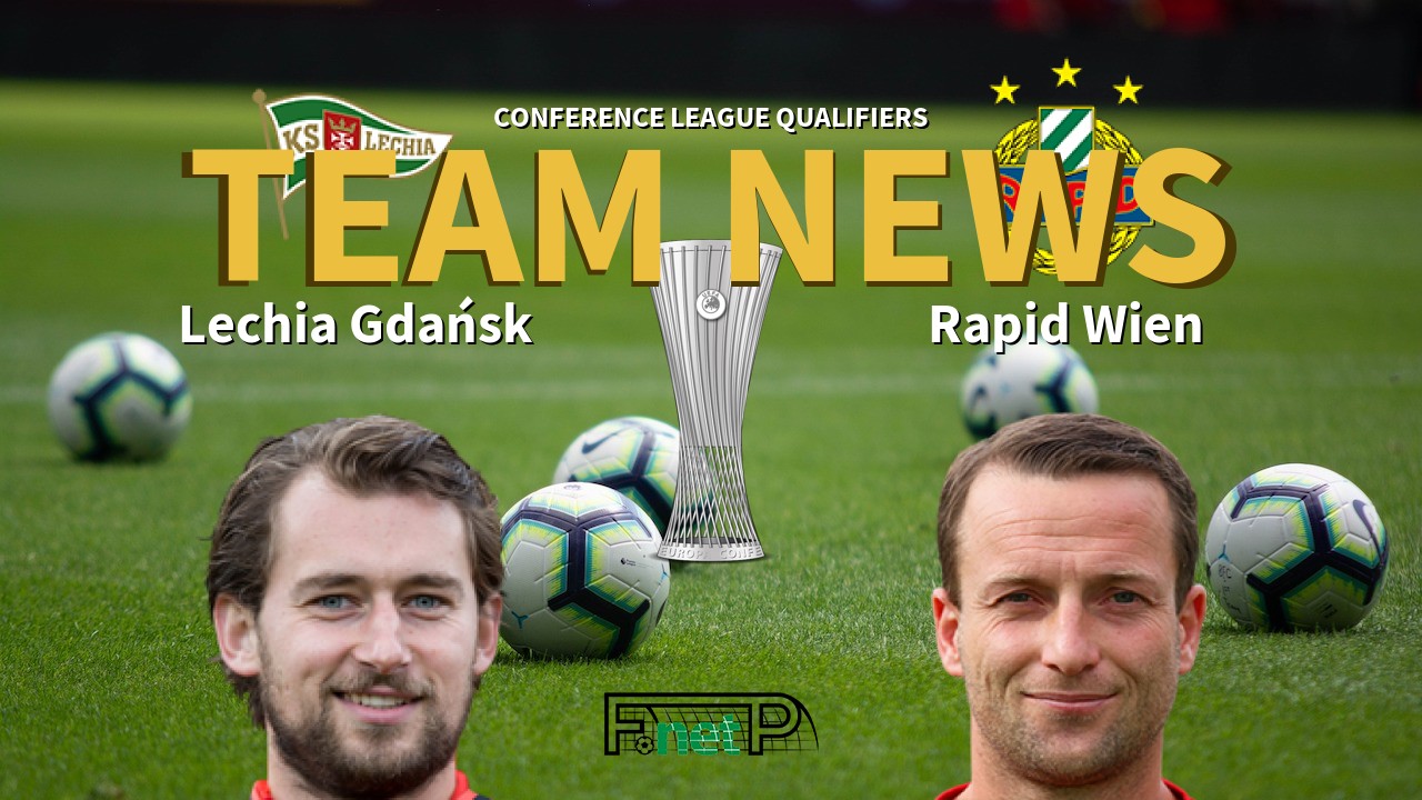 Conference League Qualifiers News: Lechia Gdańsk vs Rapid Vienna Confirmed Line-ups