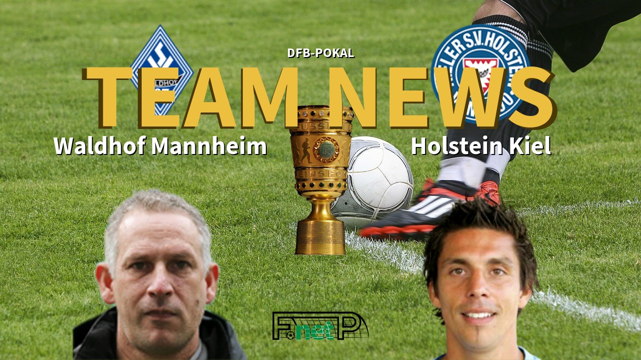 DFB-Pokal News: Mannheim vs Holstein Kiel Confirmed Line-ups