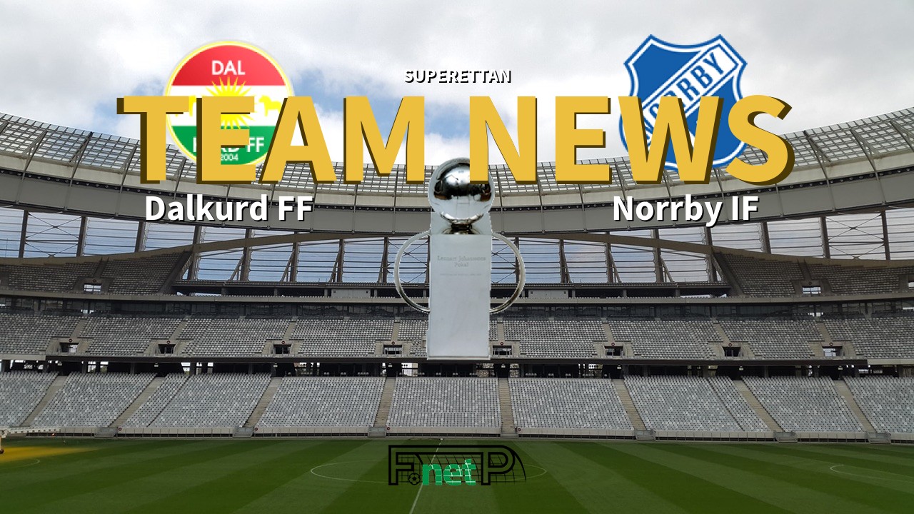Superettan News: Dalkurd FF vs Norrby IF Confirmed Line-ups