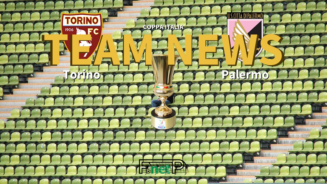 Coppa Italia News: Torino vs Palermo Confirmed Line-ups