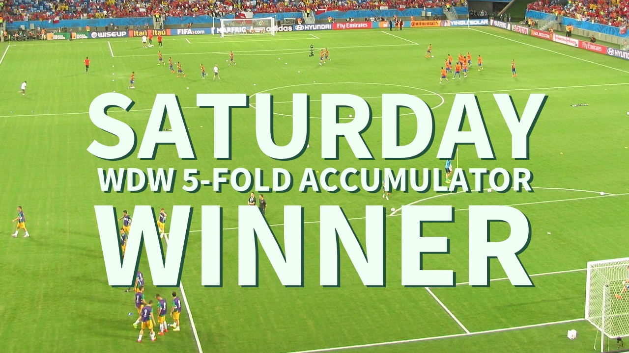 Saturday 2/1 WDW 5-Fold Accumulator Success!