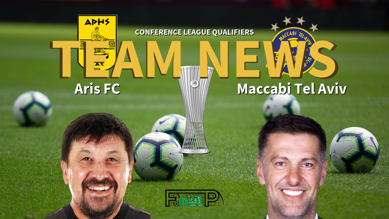 Conference League Qualifiers News: Aris FC vs Maccabi Tel Aviv Confirmed Line-ups
