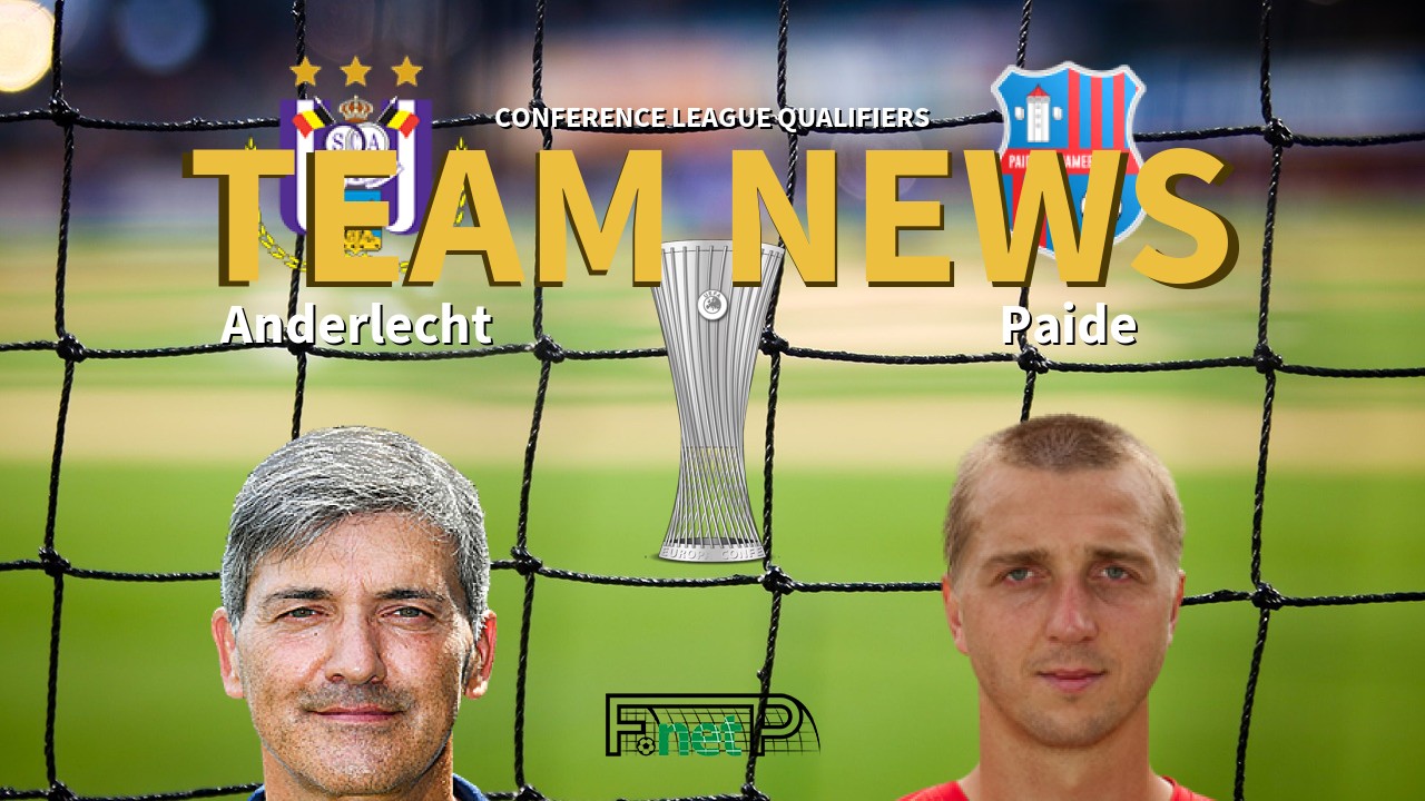 Conference League Qualifiers News: RSC Anderlecht vs Paide Linnameeskond Confirmed Line-ups