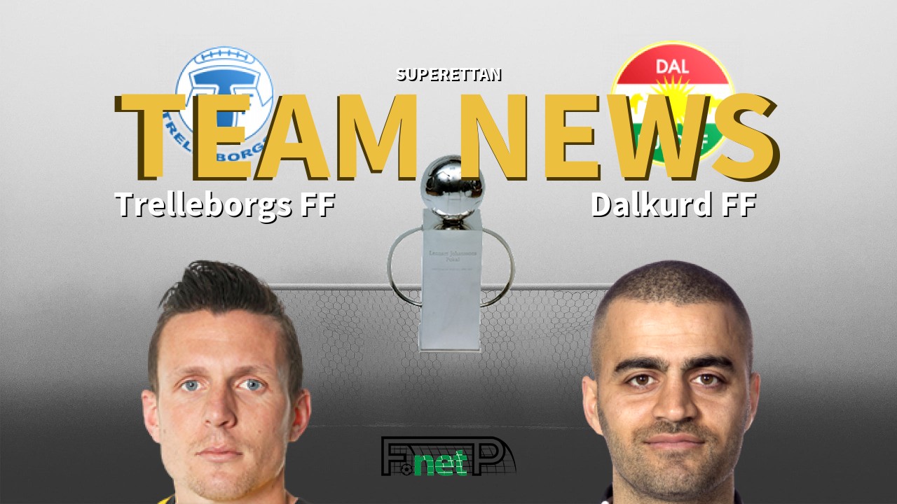 Superettan News: Trelleborgs FF vs Dalkurd FF Confirmed Line-ups