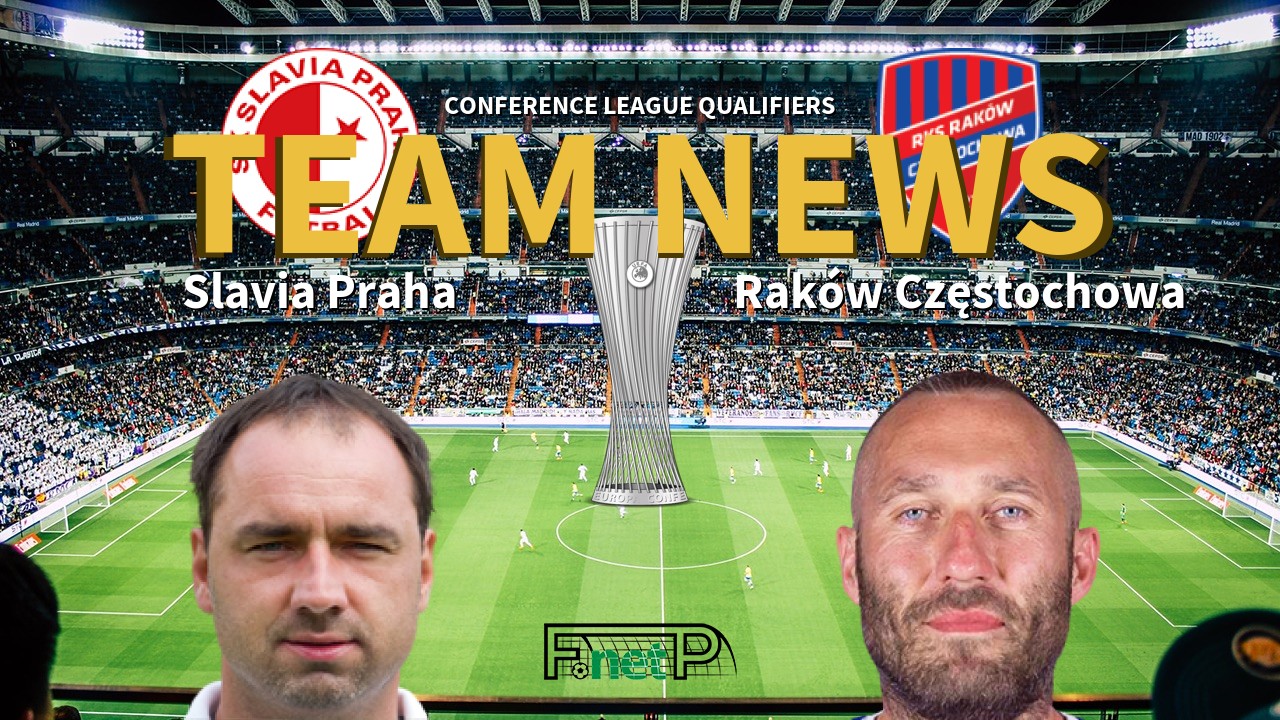 Conference League Qualifiers News: Slavia Prague vs Raków Częstochowa Confirmed Line-ups