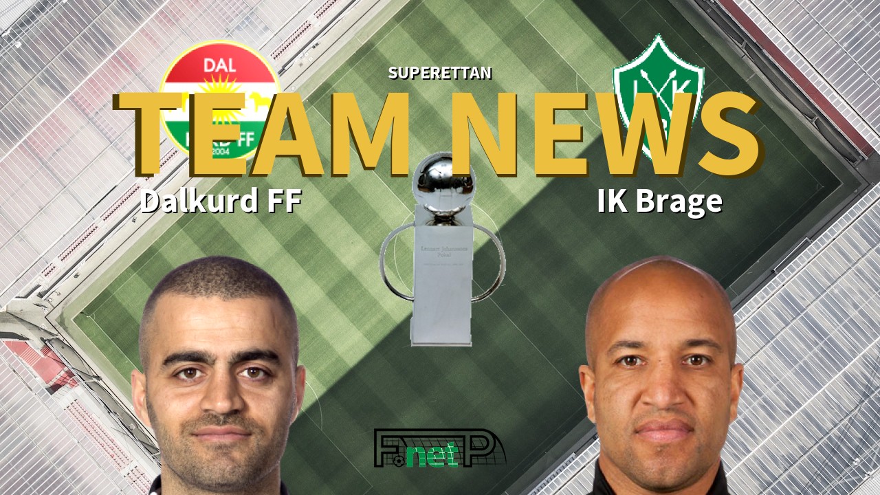 Superettan News: Dalkurd FF vs IK Brage Confirmed Line-ups