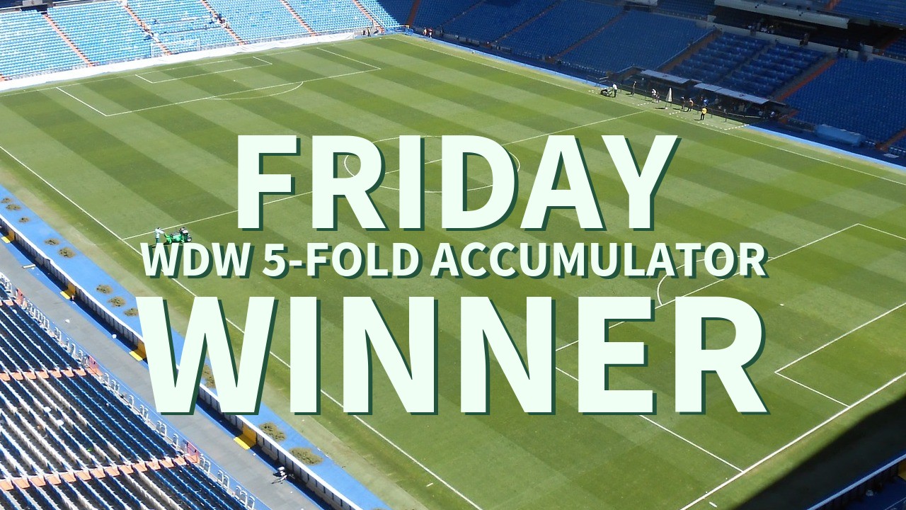 Friday 2/1 WDW 5-Fold Accumulator Lands!