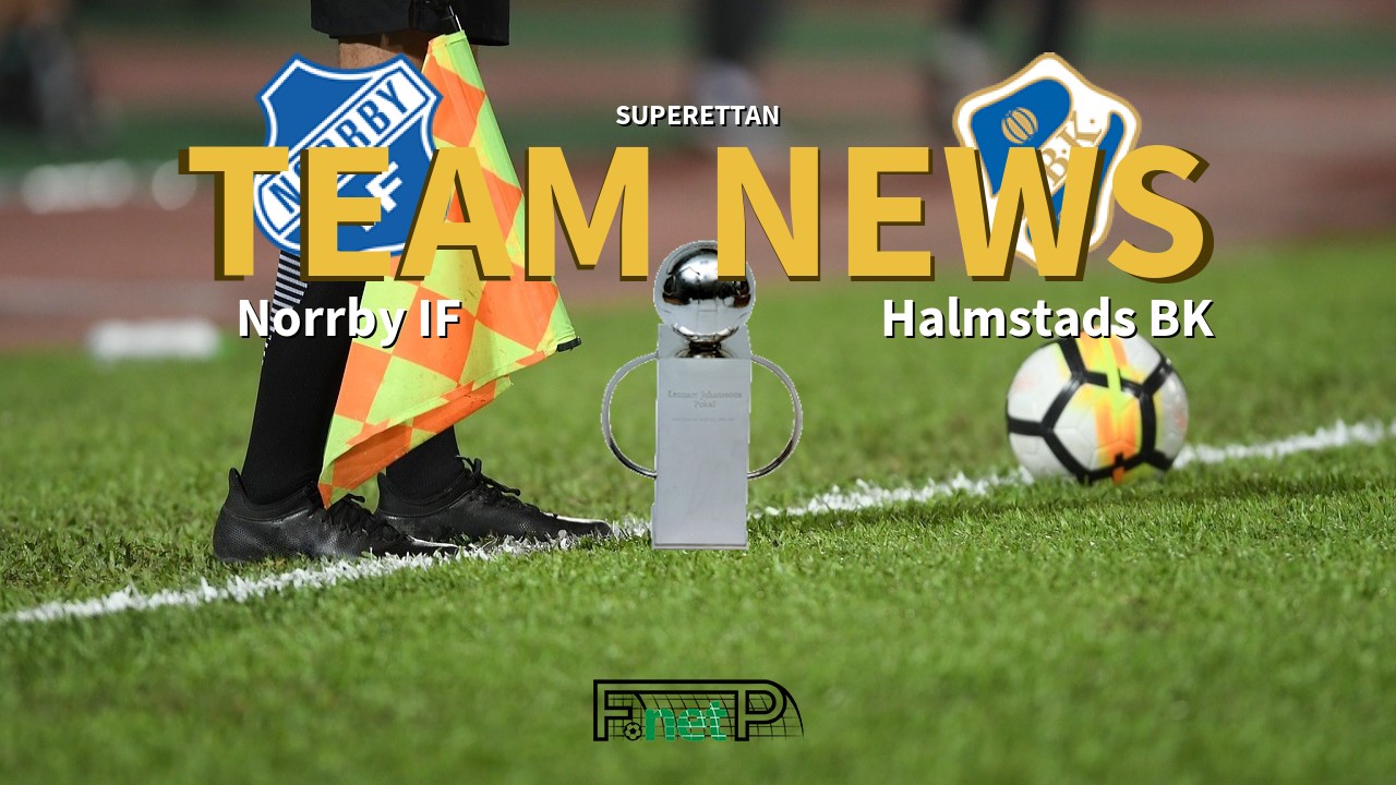 Superettan News: Norrby IF vs Halmstads BK Confirmed Line-ups