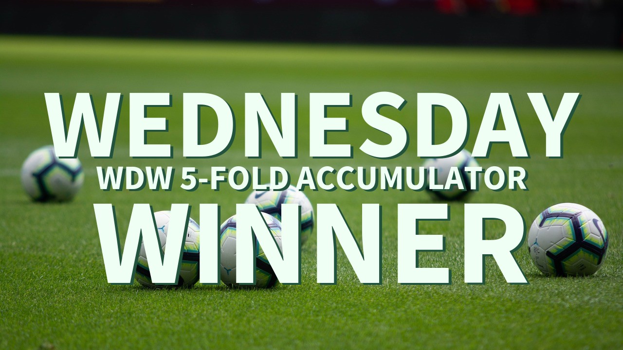 Wednesday 2/1 WDW 5-Fold Accumulator Success!
