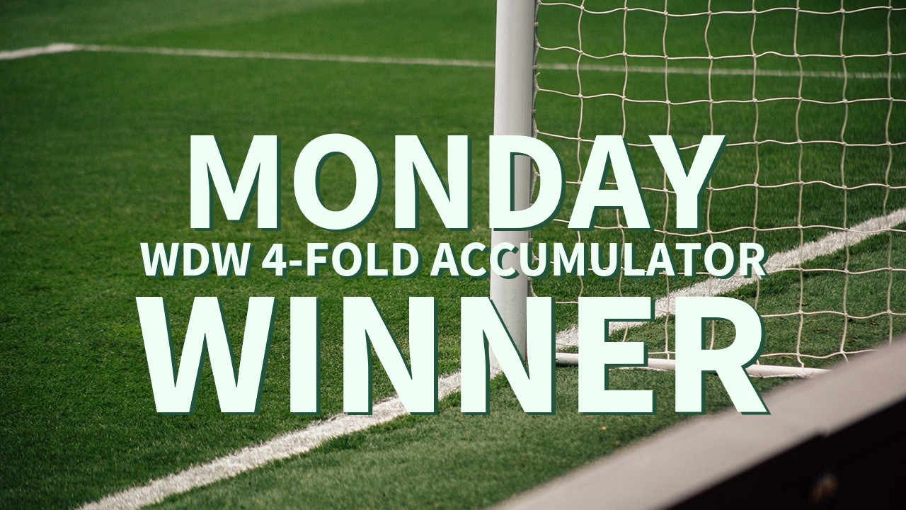 Monday 1/1 WDW 4-Fold Accumulator Wins!