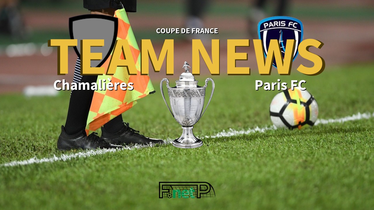 Coupe De France News: Chamalières vs Paris FC Confirmed Line-ups