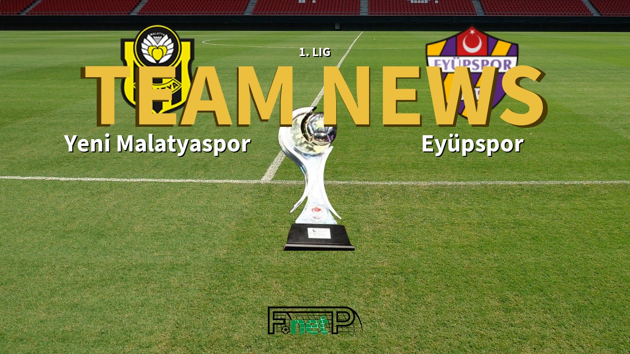 1. Lig News: Yeni Malatyaspor vs Eyüpspor Confirmed Line-ups