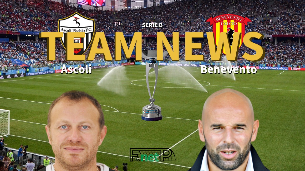 Serie B News: Ascoli vs Benevento Confirmed Line-ups