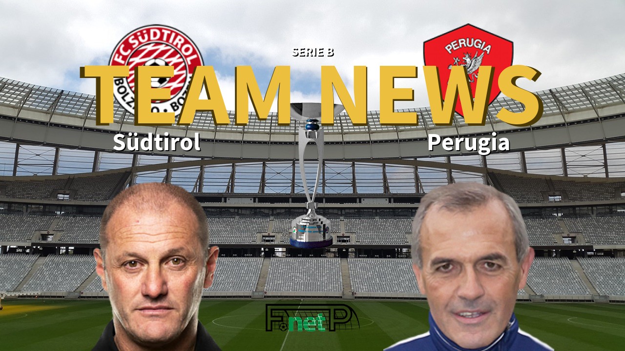Serie B News: Südtirol-Alto Adige vs Perugia Confirmed Line-ups