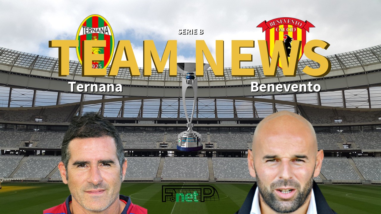 Serie B News: Ternana vs Benevento Confirmed Line-ups
