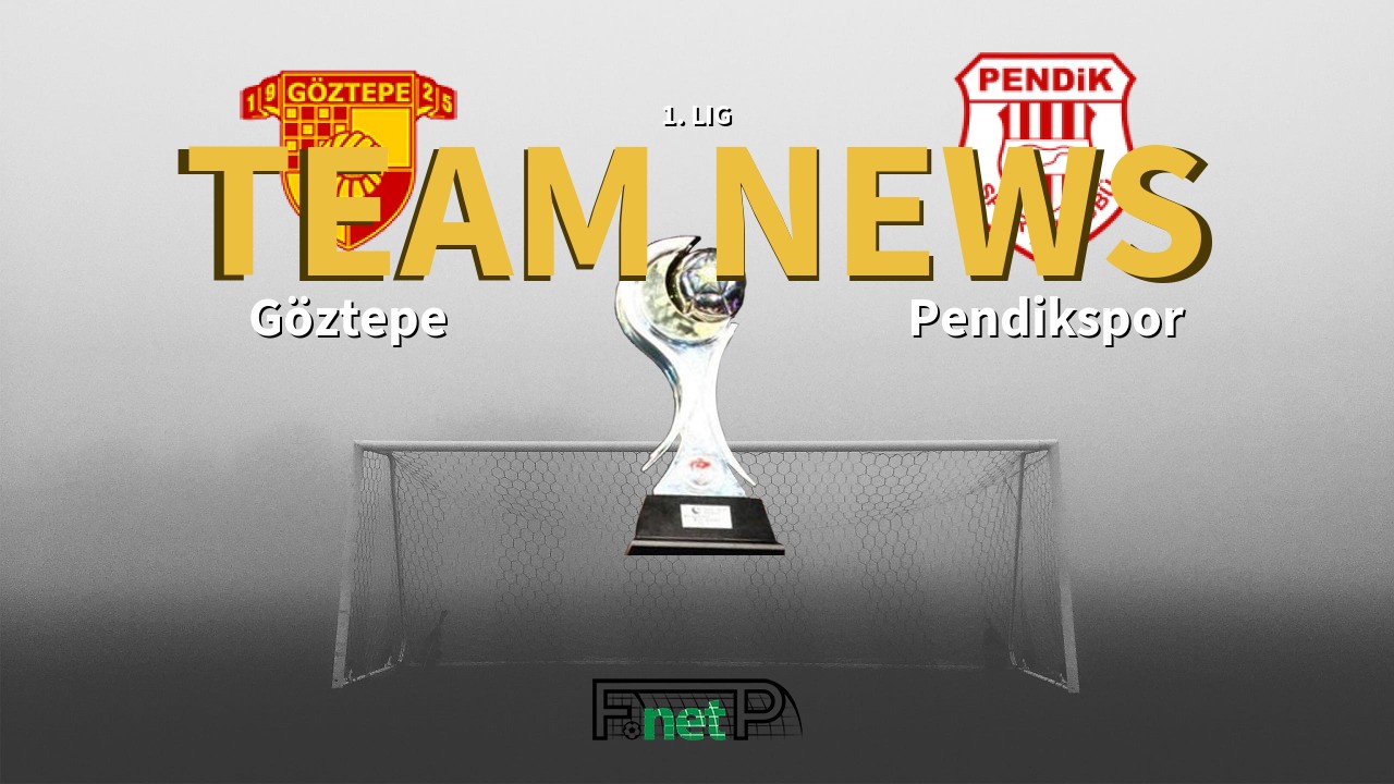 1. Lig News: Göztepe vs Pendikspor Confirmed Line-ups