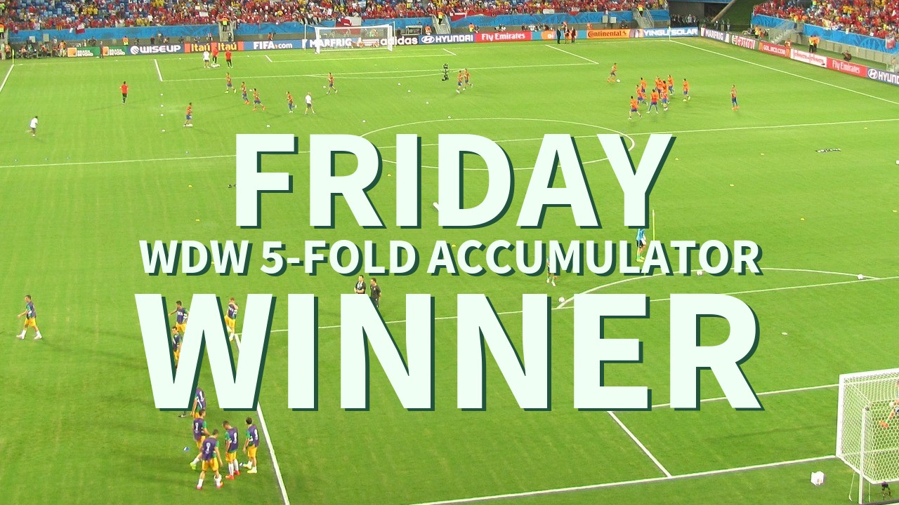 Friday 3/1 WDW 5-Fold Accumulator Success!