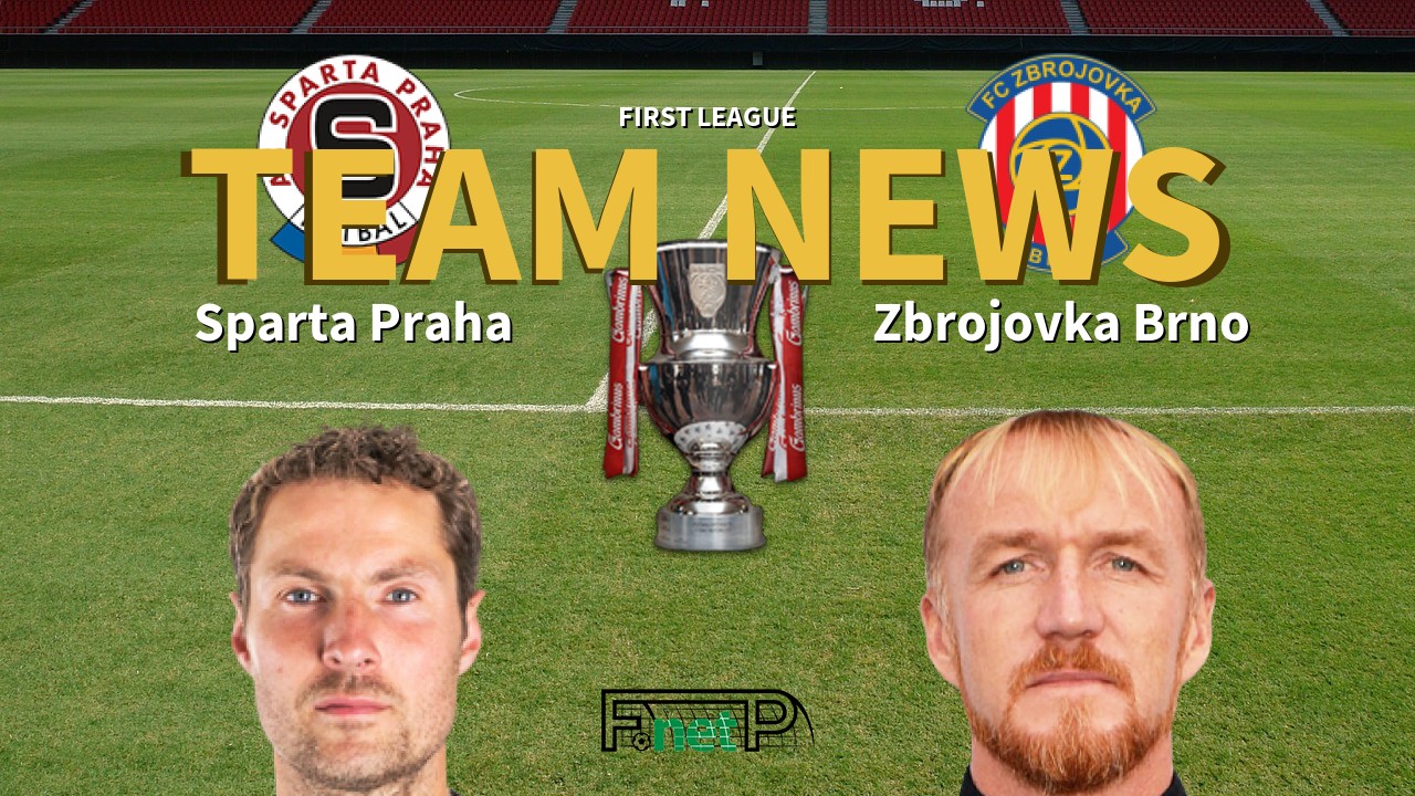 First League News: Sparta Prague vs FC Brno Confirmed Line-ups