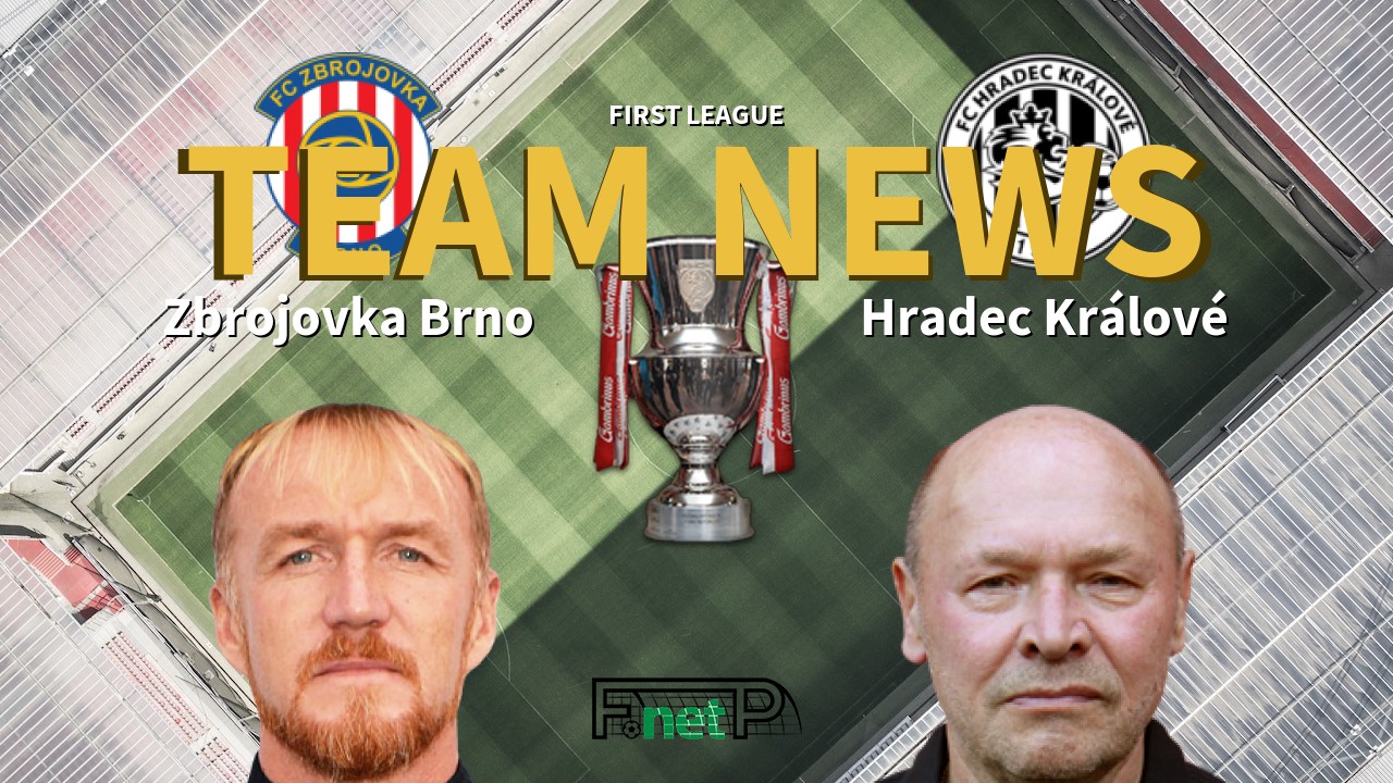 First League News: FC Brno vs Hradec Králové Confirmed Line-ups