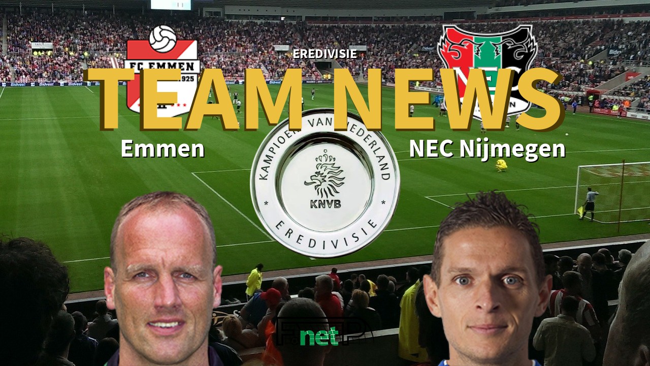 Eredivisie News: FC Emmen vs NEC Confirmed Line-ups