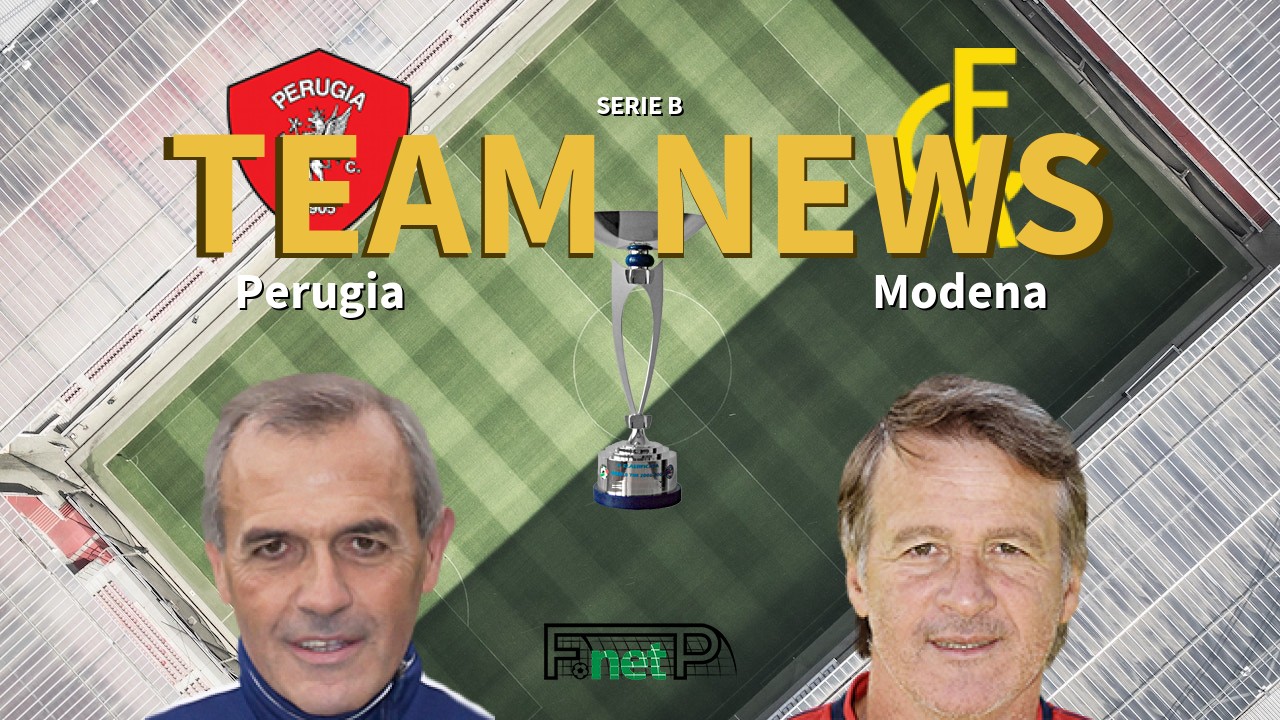 Serie B News: Perugia vs Modena Confirmed Line-ups